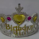 Birthday girl tiara gold