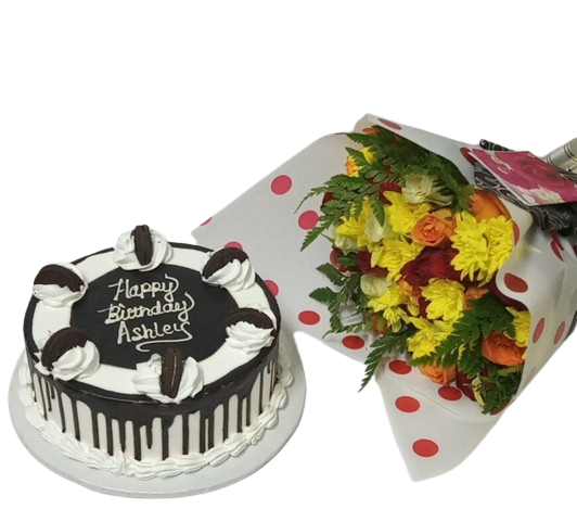 Cake and flowers in Nairobi
