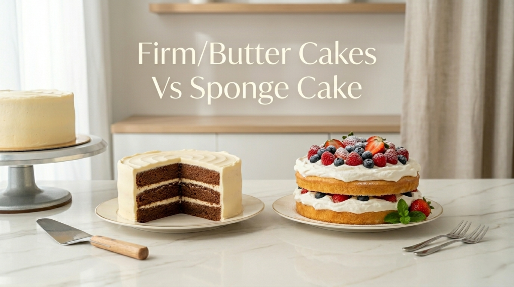 Firm Cakes Vs Sponge Cakes
