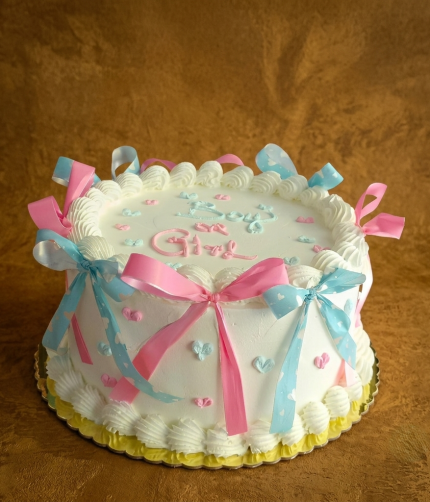 Gender Reveal Cake