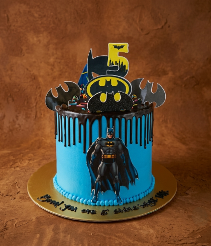 Bat man themed cake