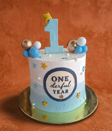 One year Cake theme