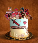minecraft cake for a girl