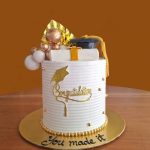 Tall Graduation Cake
