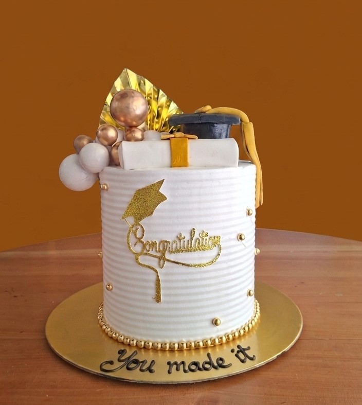 Tall Graduation Cake Tall Graduation Cake