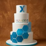 Tired Design Cake for Corporate