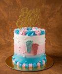 gender reveal baby shower cake
