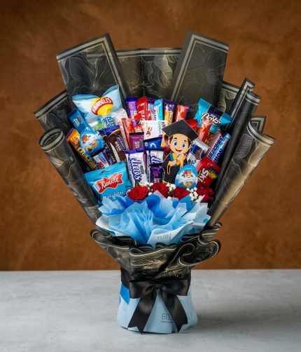 Snacks bouquets for a boy
