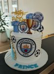Manchester city themed Cake