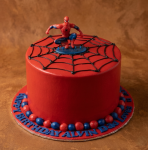 Spiderman themed cake