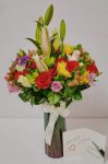 Vase Mixed flowers Bouquet