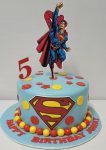 superman cartoon cake