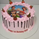 Cocomelon edible print on a cake