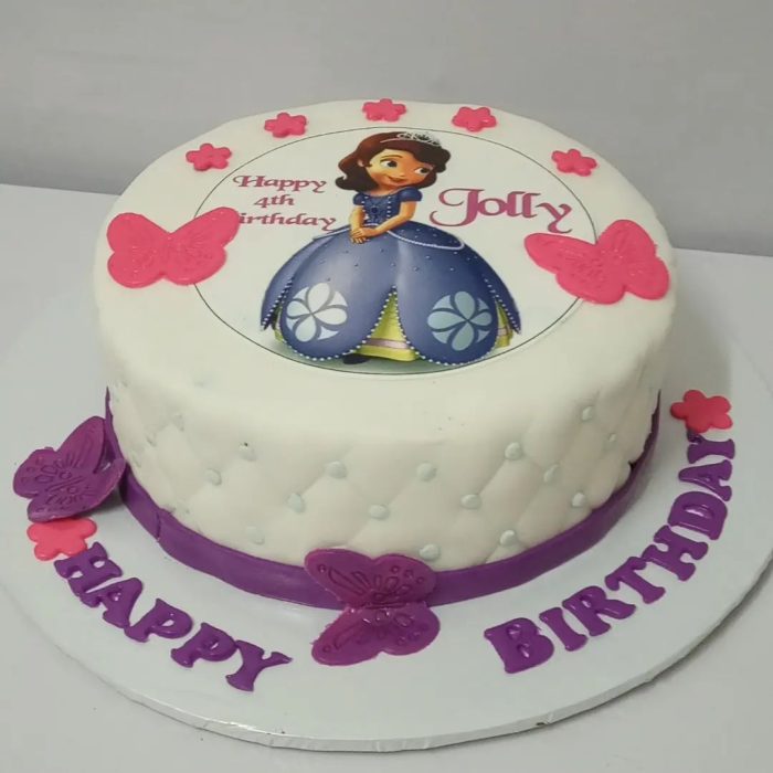Princess fondant Cake