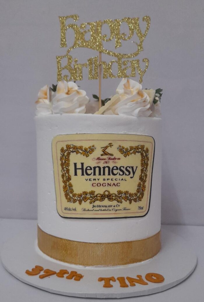 Custom cake with Hennessy 4 Custom cake with Hennessy