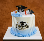 Graduation With touch of blue