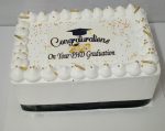 Rectangular Shaped Graduation Cake