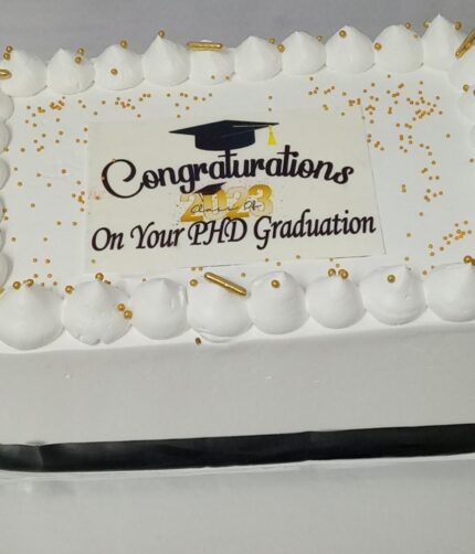 Rectangular Shaped Graduation Cake