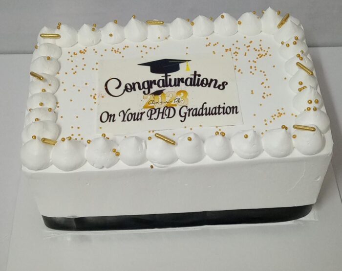 Rectangular Shaped Graduation Cake Rectangular Shaped Graduation Cake