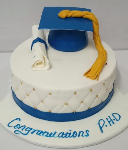 Graduation Fondant Cake