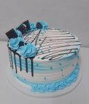 Blue Signature Cake