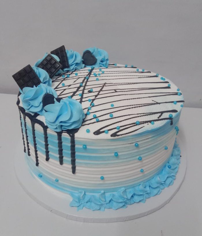 Blue Signature Cake