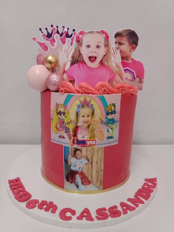 Diana and roma cake Diana and Roma themed cake in Nairobi