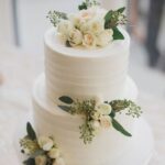 wedding cake with 1 tier