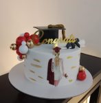 Graduation cake for a girl