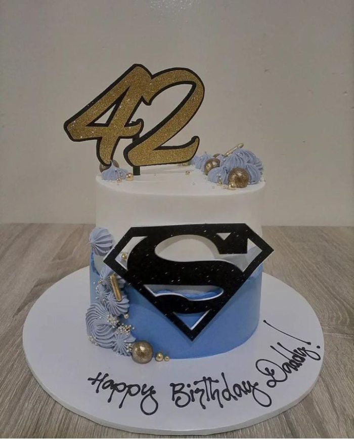 Super Dad Birthday Cake