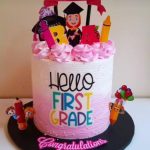 graduation cake for a girl