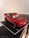 Car toy themed cake