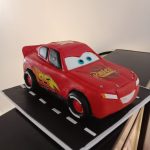 Car toy themed cake