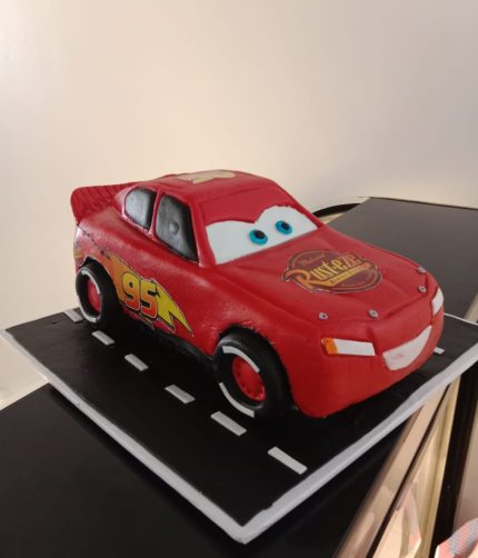 Car toy themed cake