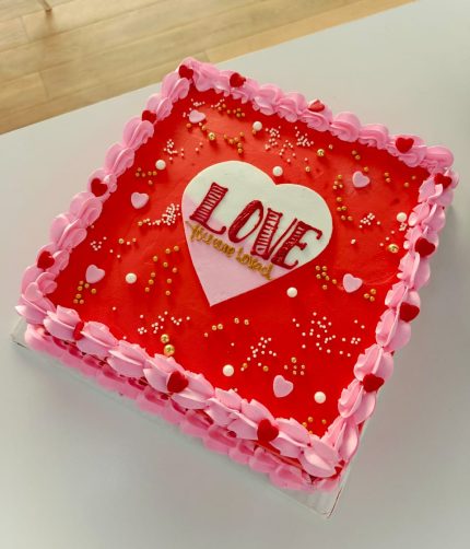 Corporate Valentine's Day Cake