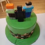 Minecraft themed Cake