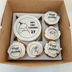 Bento cake with custom theme