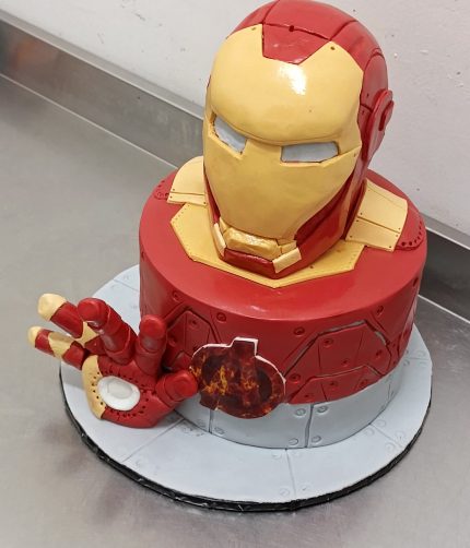 Iron Man themed cake
