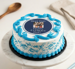 Fathers Day Cake with Family portrait