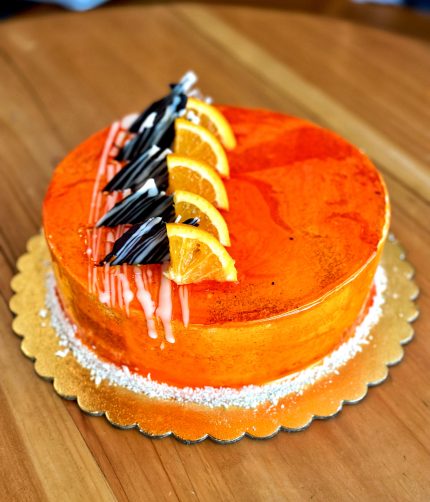 Orange poppy cake