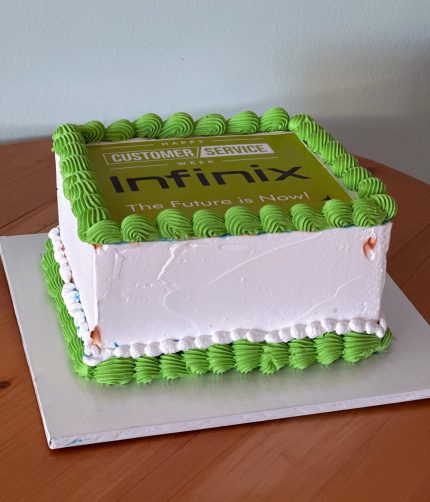 Customer Service Cake _Infinix Kenya