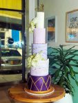 Royal Amethyst Wedding Cake