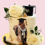 Girly Graduation Cake