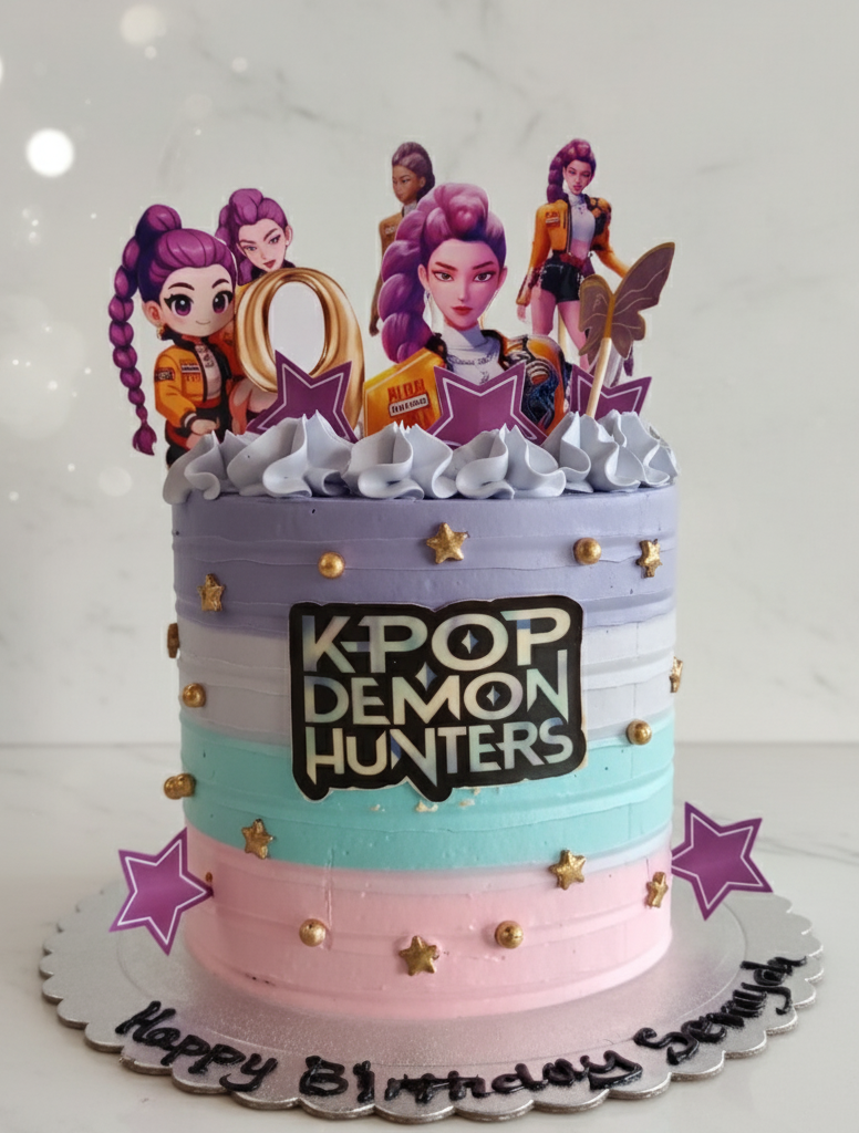 K Pop Demon Hunters Themed Cake In Nairobi Delivery Available