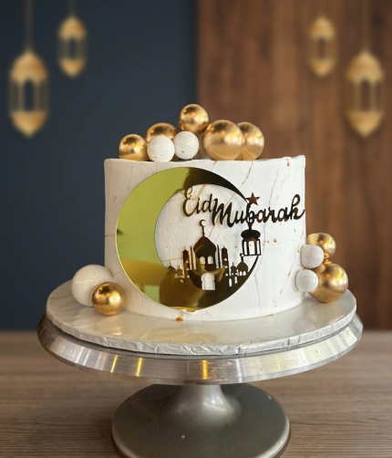 Eid Mubarak Design cake