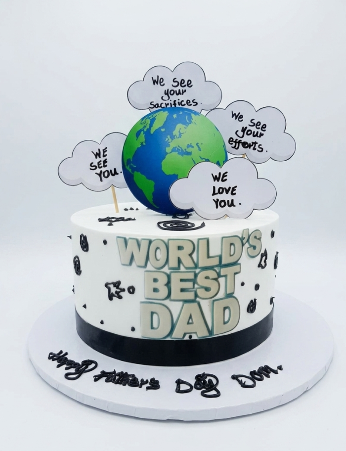 Worlds Best Dad 2026 Cake