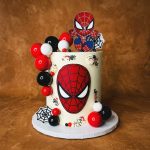 Spiderman detailed cake