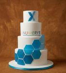 Tired Design Cake for Corporate