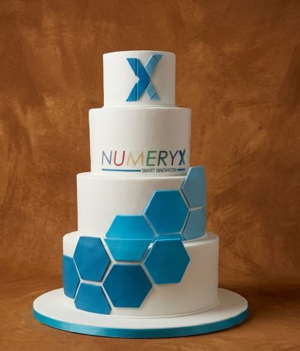 Tired Design Cake for Corporate
