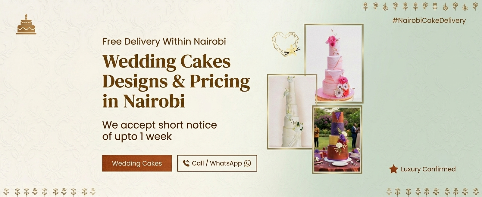 Wedding cake nairobi